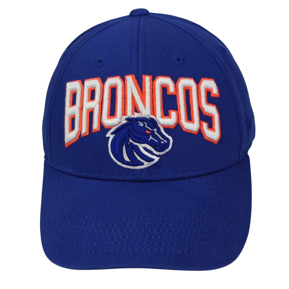 Boise State Broncos Hat Adjustable Blue NCAA Overarch Cap OSFA Top of the World